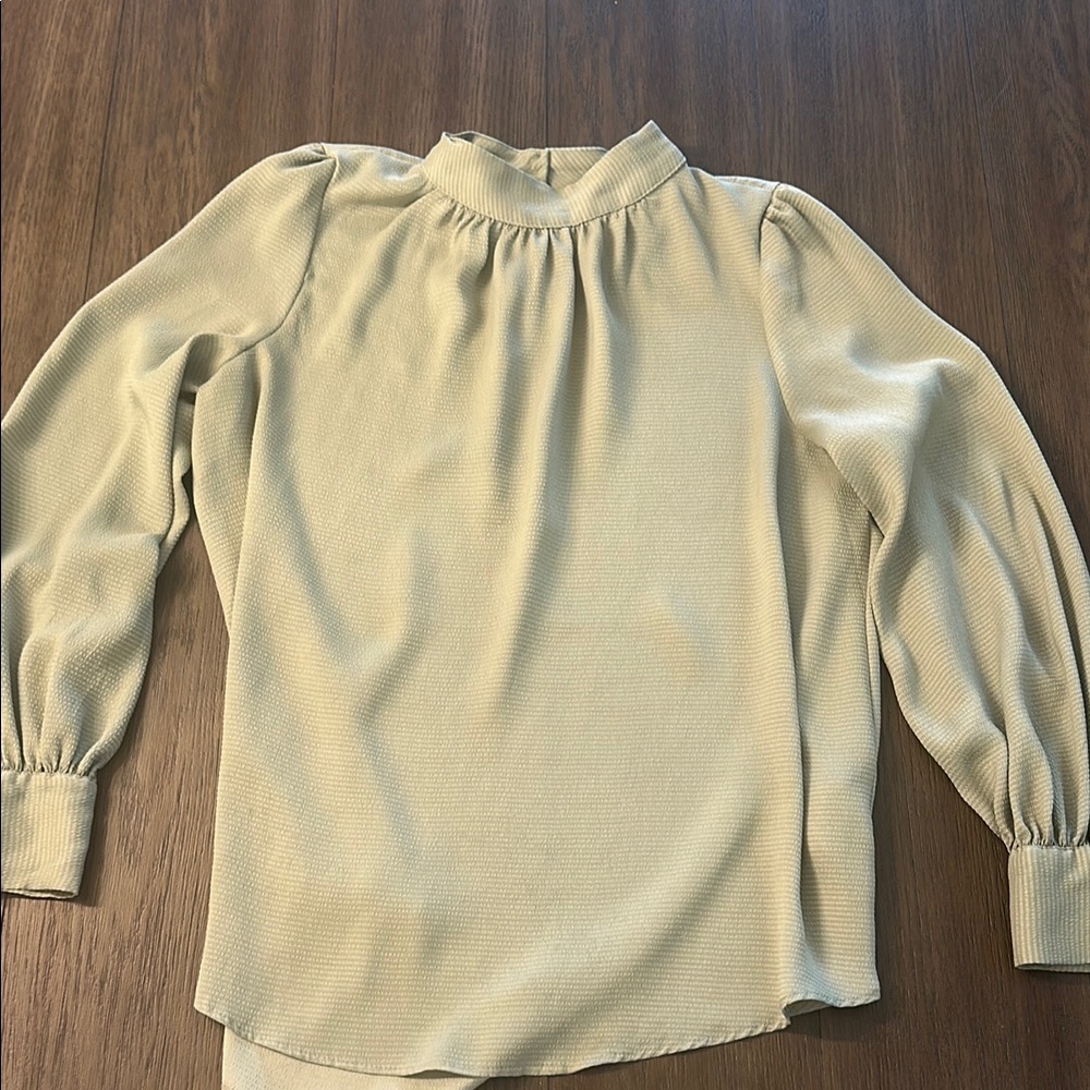 Chic Sage Green Blouse
